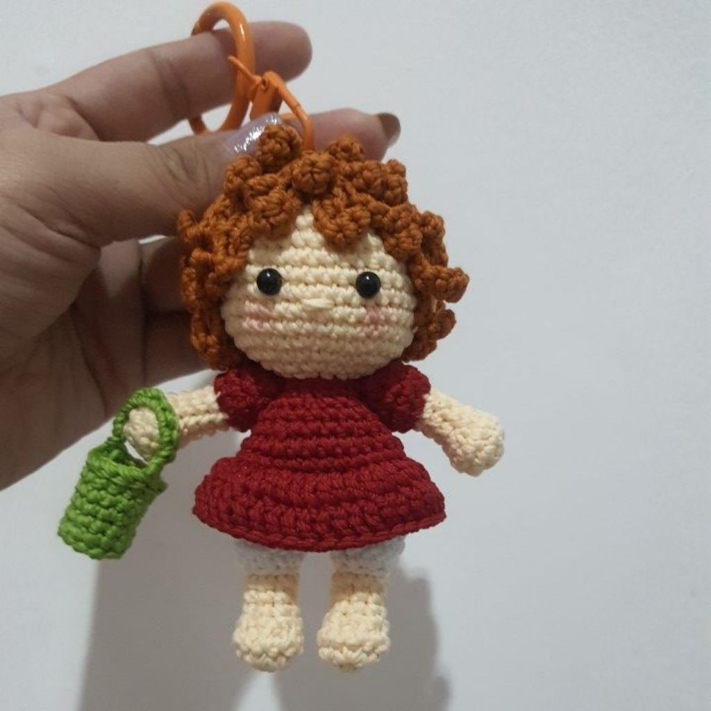Ponyo Gantungan Boneka Rajut