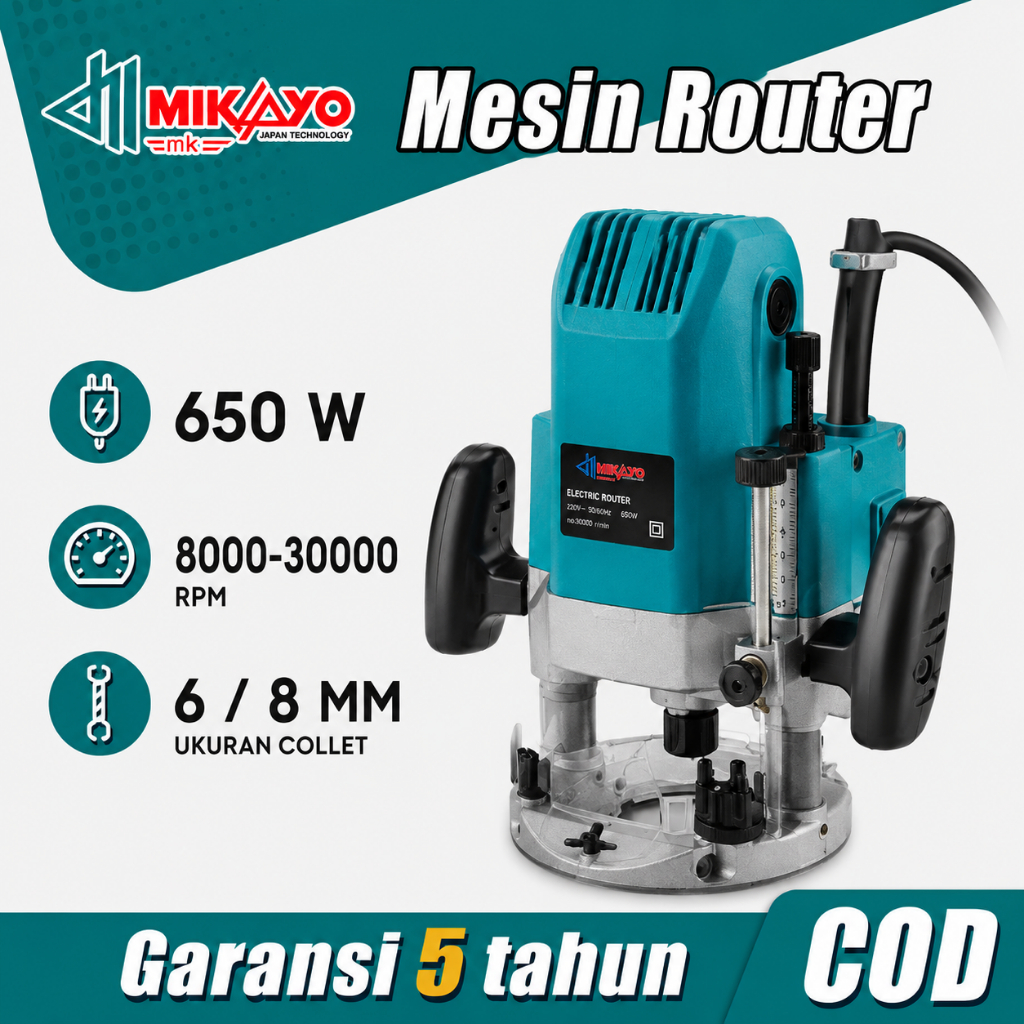 TURUN HARGA Makita MT Mesin Router M 3600 B Profil Kayu Besar Wood Trimmer M3600B Original