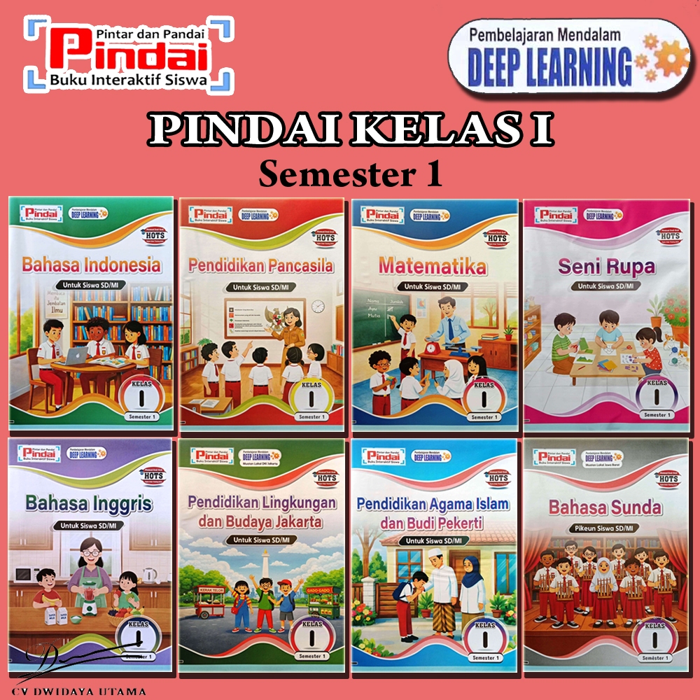LKS PINDAI SD/MI KLS.1 -Kurikulum Merdeka (2026-2027) CV. ARYA DUTA