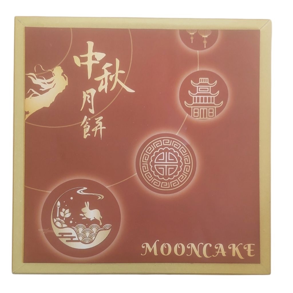 Hardbox Mooncake Kotak Kue Bulan Model Bantal 2SET