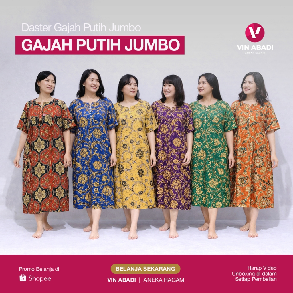 Daster Gajah Putih Super Jumbo