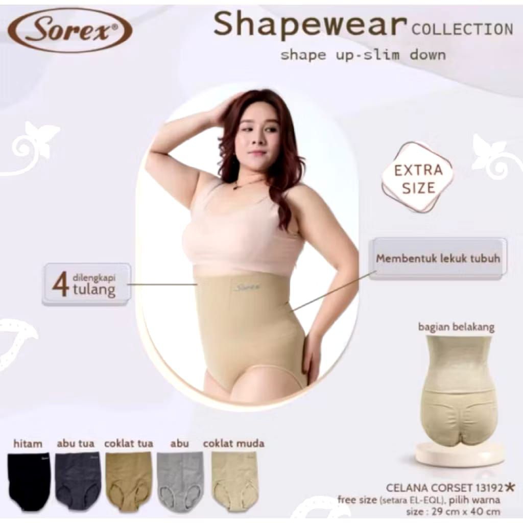 Korset Sorex pelangsing badan 13192 Fsize