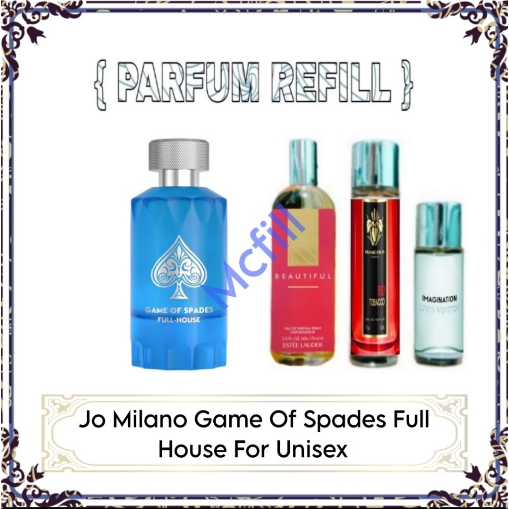Parfum Refill Jo Milano G of S Full House For Unisex