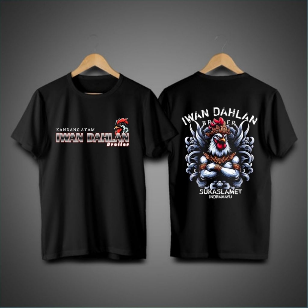 T-shirt Baju Kandang Ayam Broiler Iwan dahlan B