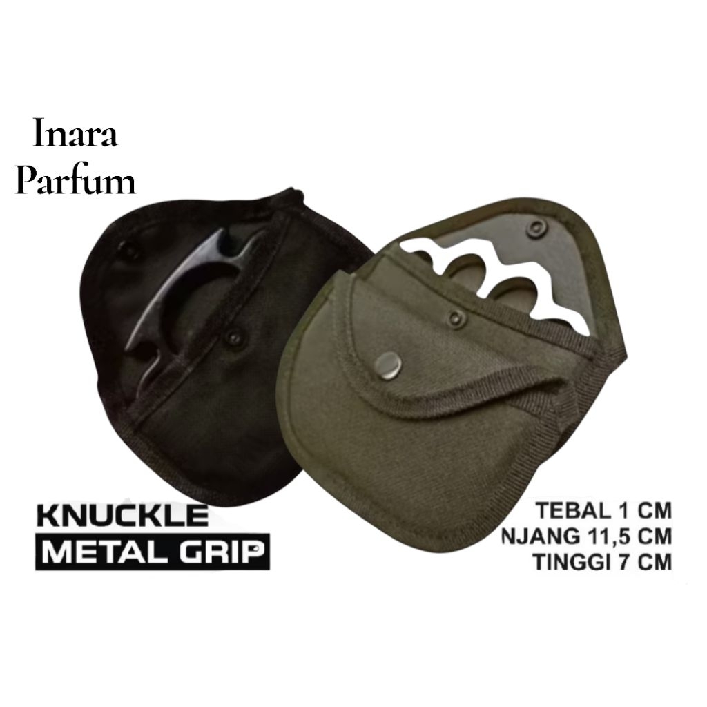 Knuckel  grip metal tinju besi alat perlindungan jari tangan olahraga boxing everyday carry free sar