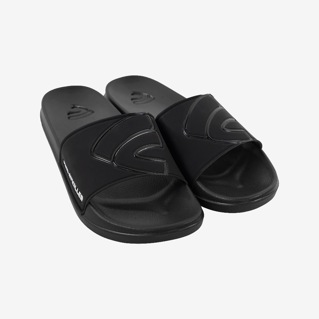 SANDAL SLIDE KASUAL SIMPLE HITAM FRIDAY KILLER | MC OG DARK
