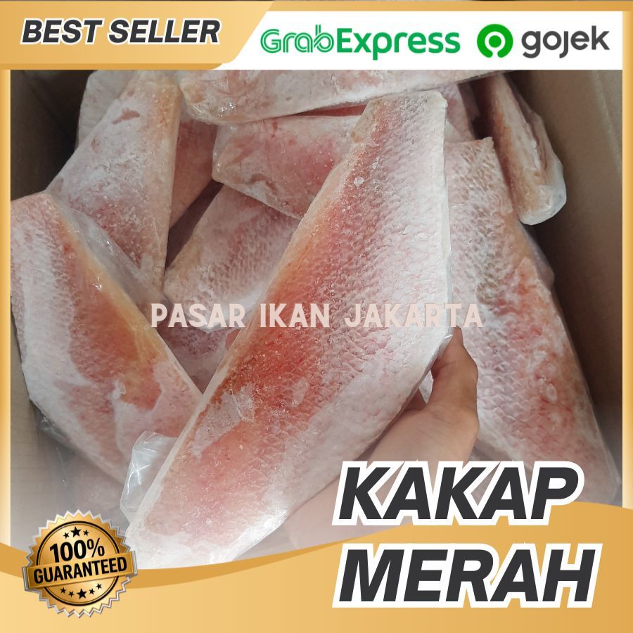 fillet kakap merah / ikan fillet / fillet kakap 500gr
