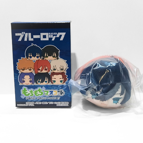 Blue Lock Mochi Mochi Mascot Plush Doll Keychain Boneka
