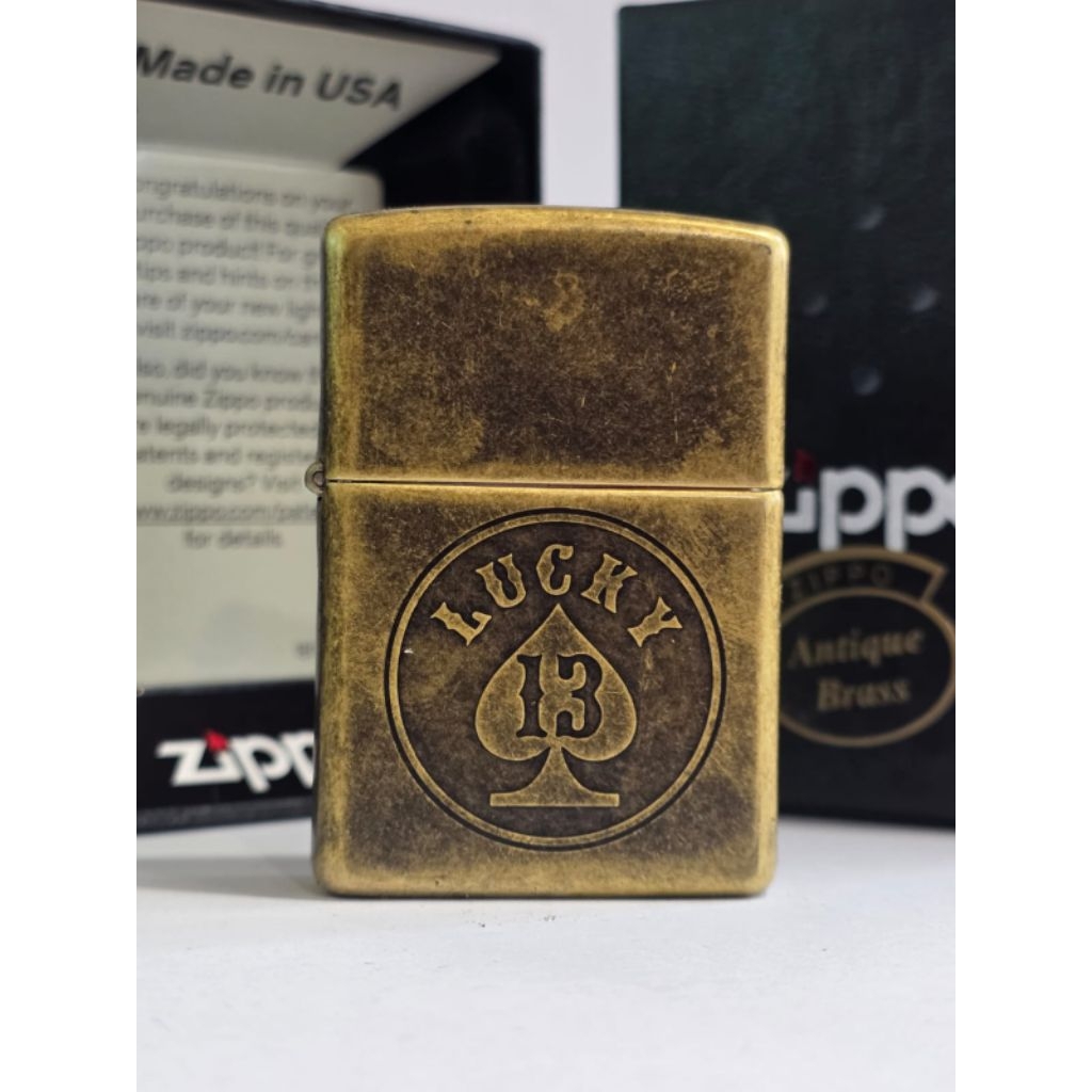 Original Zippo Lucky 13 Design 47148