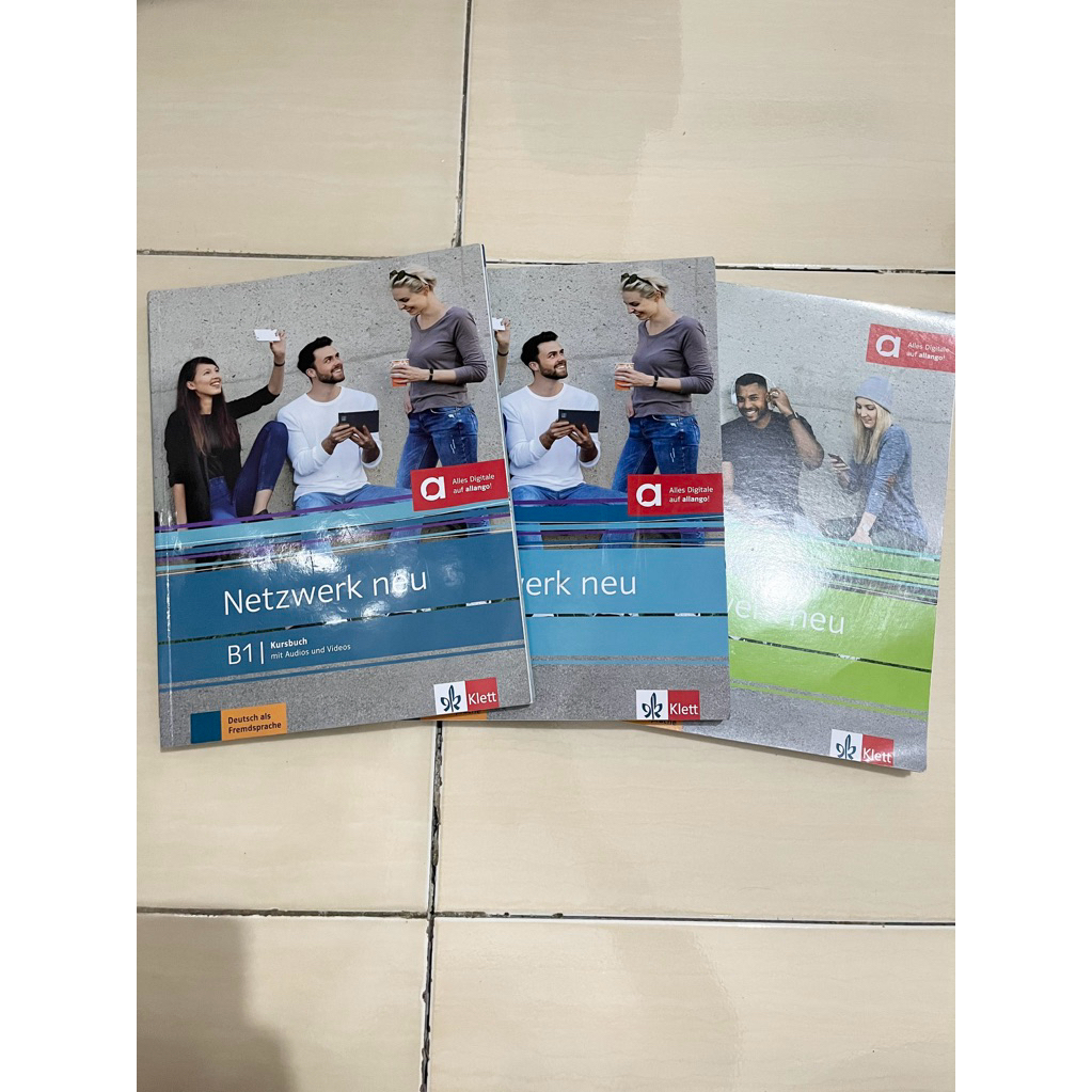 Preloved Original Buku Netzwerk A2 & B1 Bahasa Jerman