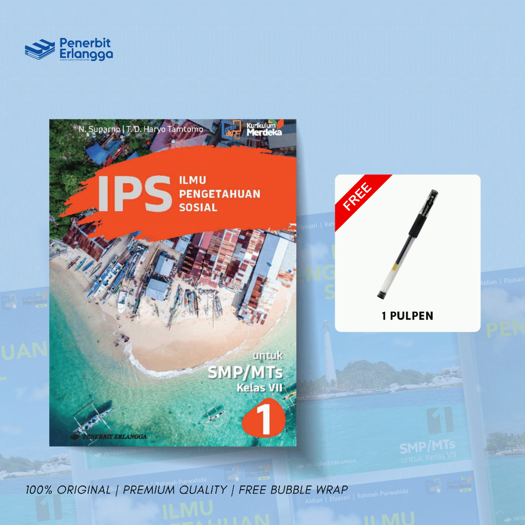 ERLANGGA - BUKU IPS SMP/MTS KLS.7/KM