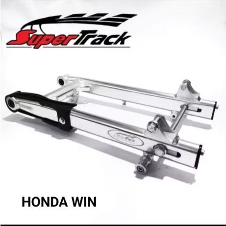 swing arm sapit urang almunium oval supertrack pnp rangka honda win win 100 win semi trails