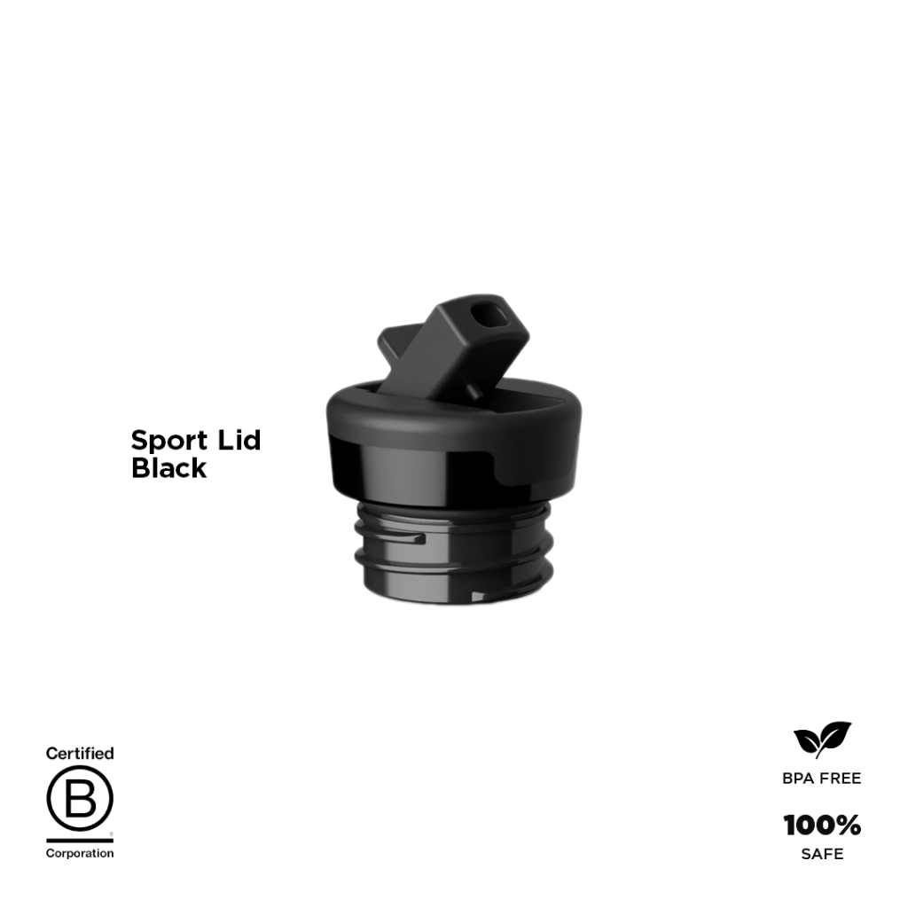 24Bottles Sport Lid, Black