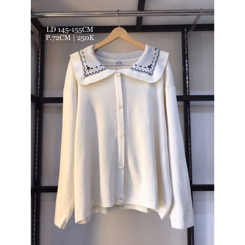 Atasan rajut imprt bahan rajut premium ukuran jumbo ld 145-155cm