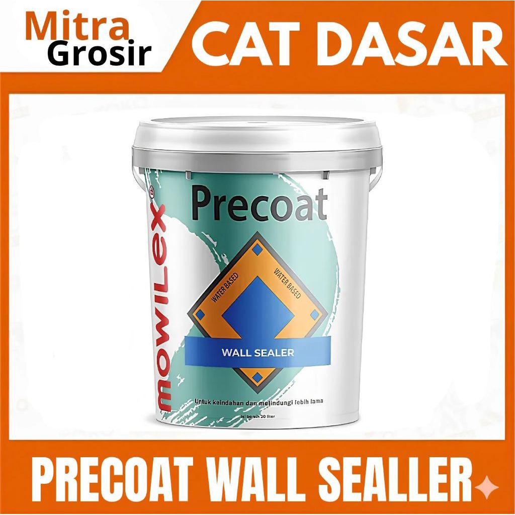 MOWILEX CAT DASAR 20 LITER | MOWILEX PRECOAT WALL SEALER 20 LITER