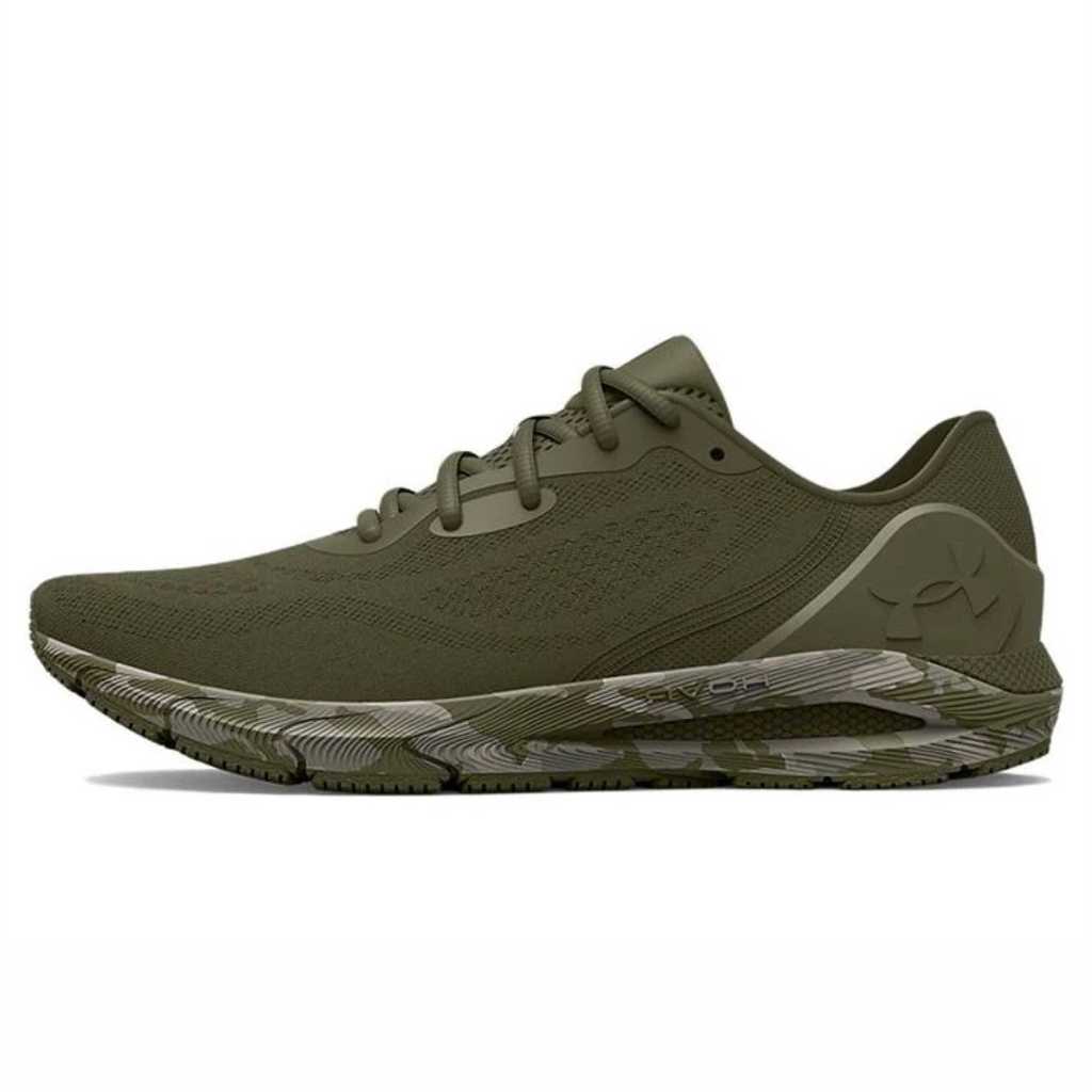Original UA HOVR Sonic 5 OPS Running Shoes - Camo Green