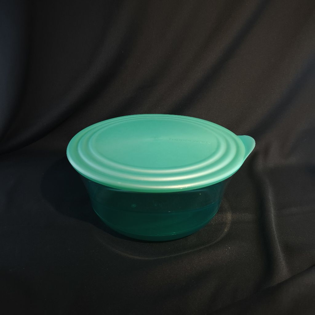 [SECOND] Eleganzia Bowl Hijau (1 pc) | Wadah Mangkok Sayur Salad | Tempat Penyimpanan | – Tupperware