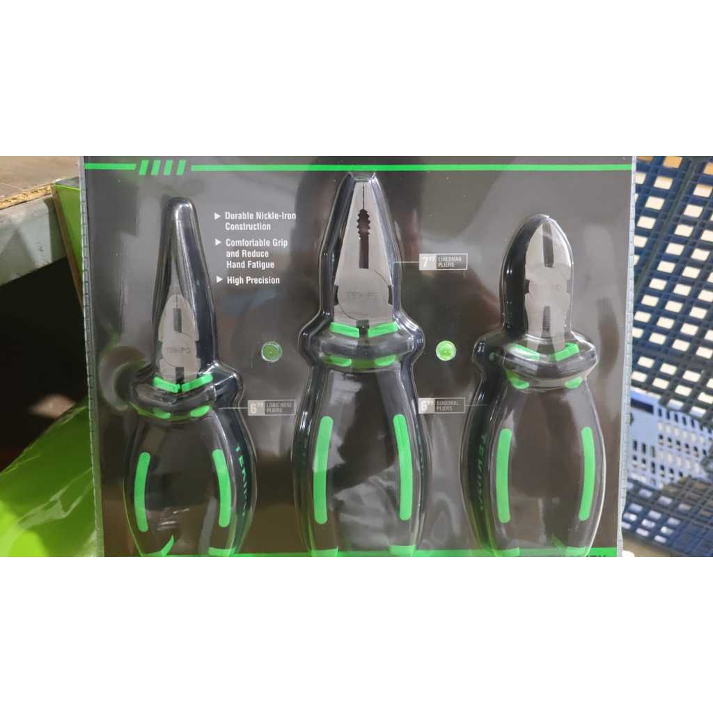 TEKIRO TANG SET TEKIRO 3 PCS PAKET SET TANG KOMBINASI LANCIP POTONG SET TEKIRO PAKET SET TANG
