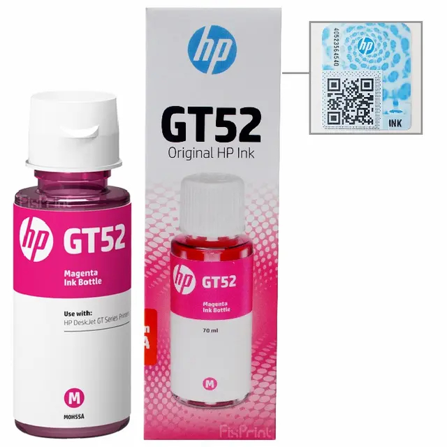 FixPrint Tinta HP Original GT52 Cyan M0H54A 70ml,   Murah