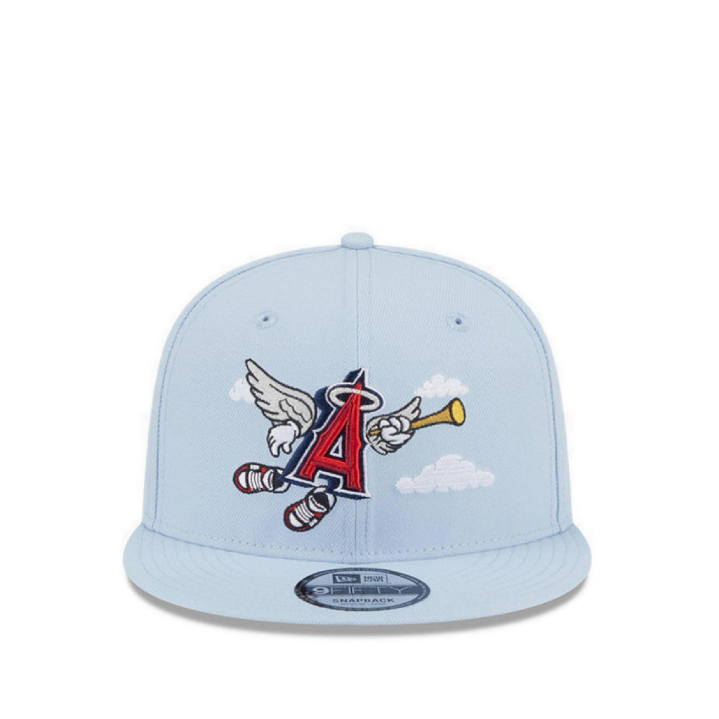 9FIFTY MLB CARTOON LOS ANGELES ANGELS MEN'S CAPS - SOFT BLUE