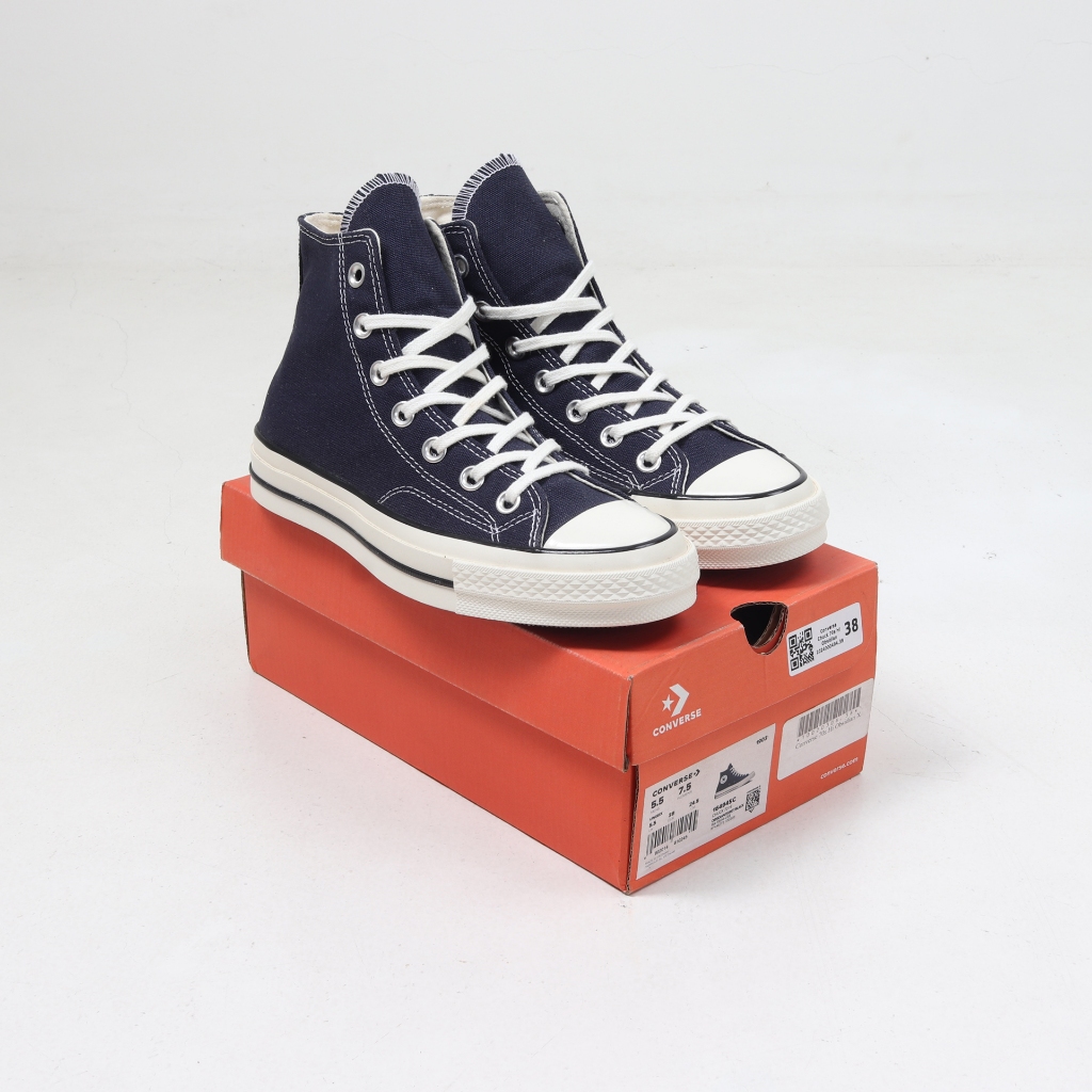 (SLKCK) Sepatu Sneakers Converse Chuck 70s Hi Obsidian