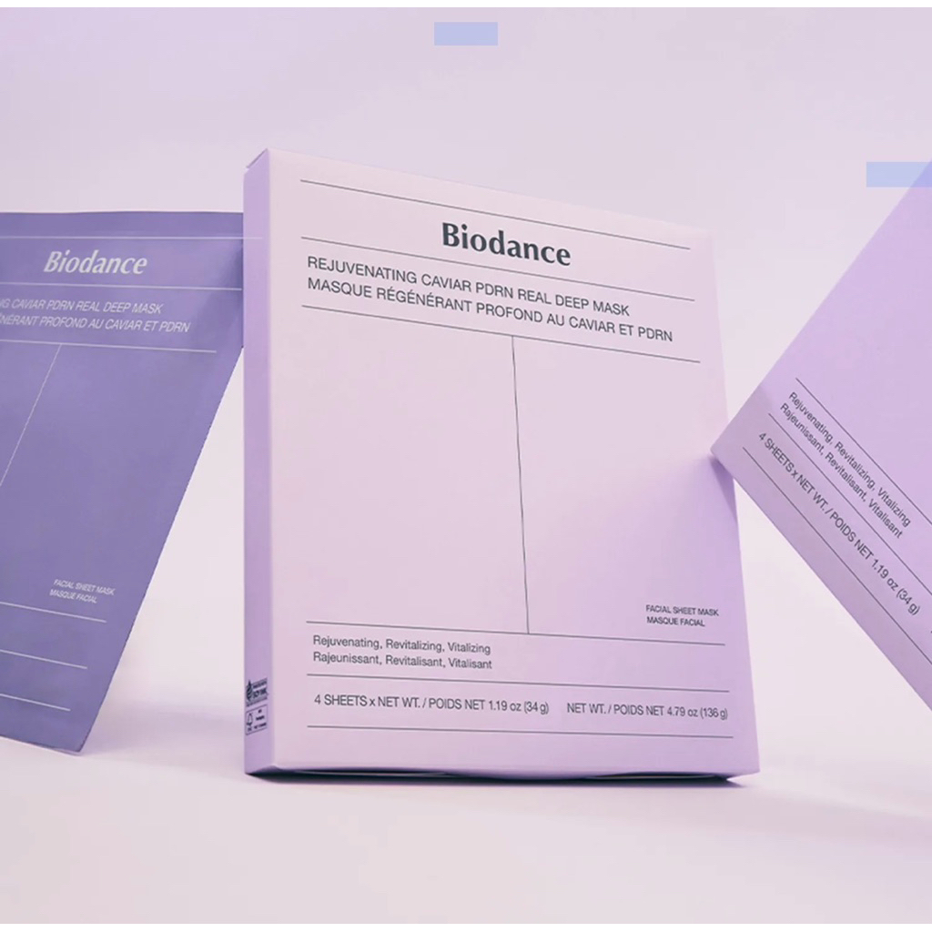 Biodance rejuvenating caviar PDRN real deep mask / masker biodance