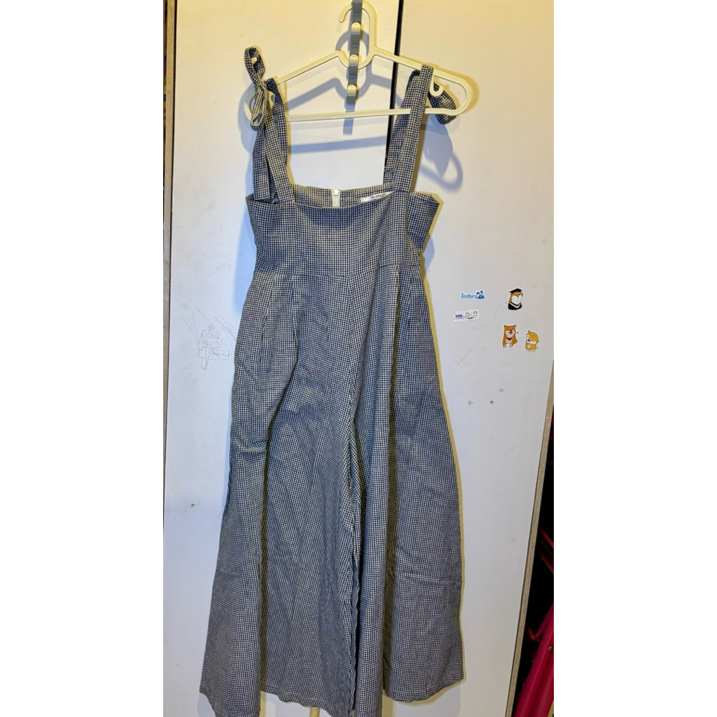 preloved jumpsuit houndstooth