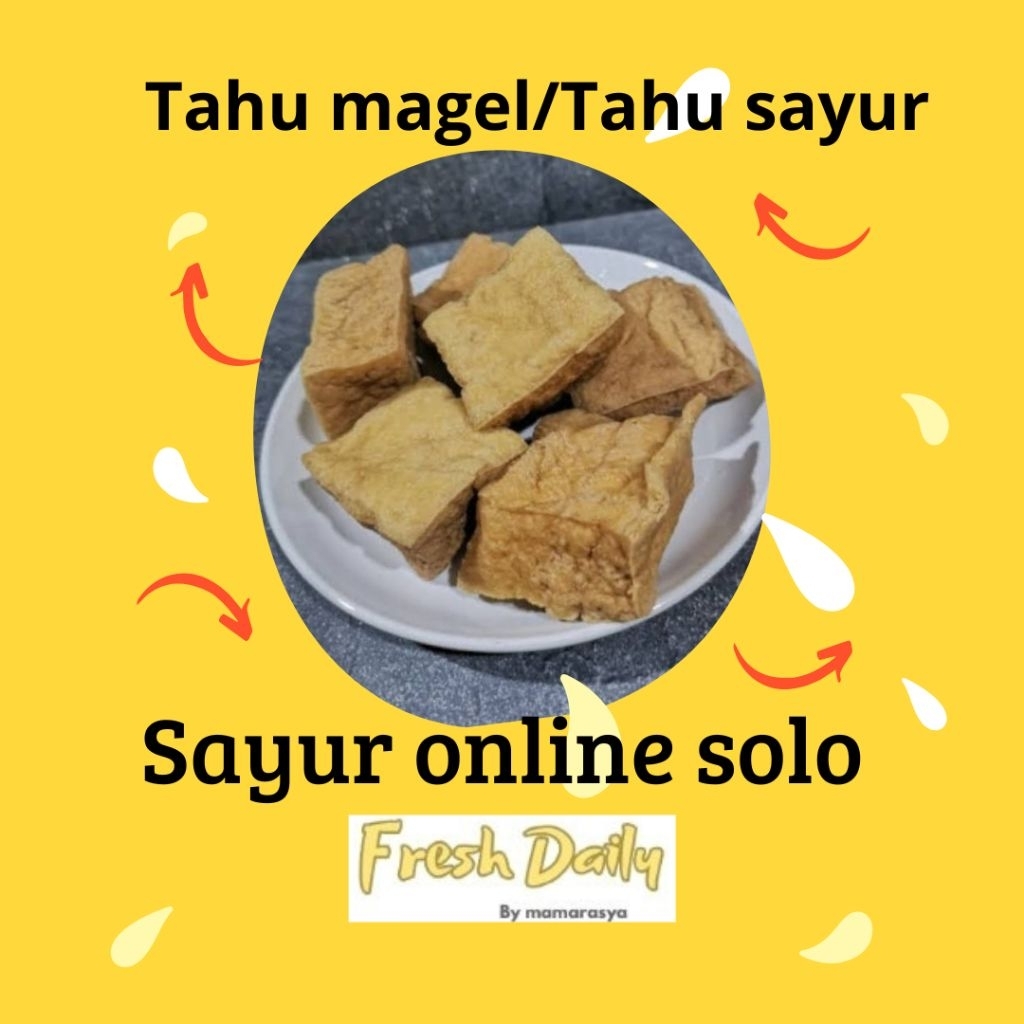 tahu magel/coklat