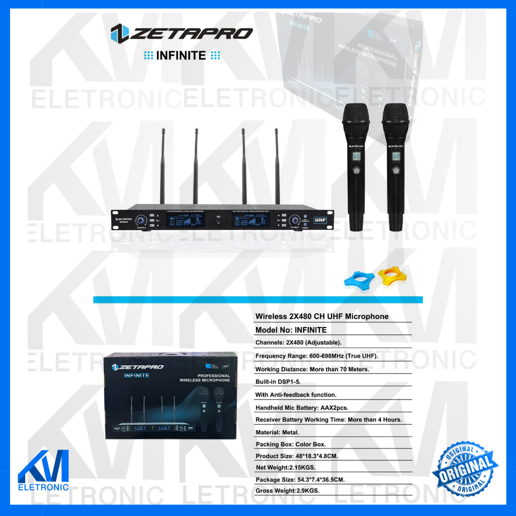 MIC WIRELESS ZETAPRO INFINITE / Zetapro Infinite / ZETAPRO ORIGINAL