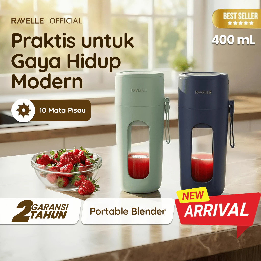 [NEW PRODUCT] Ravelle - Blender Portable Ravelle 400ml