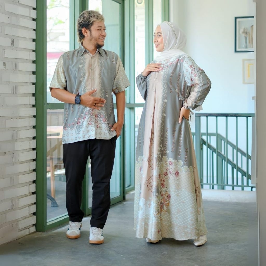 baju Fashion Muslim Armani silk wanita terbaru motif terpepuler seragaman kondanggan