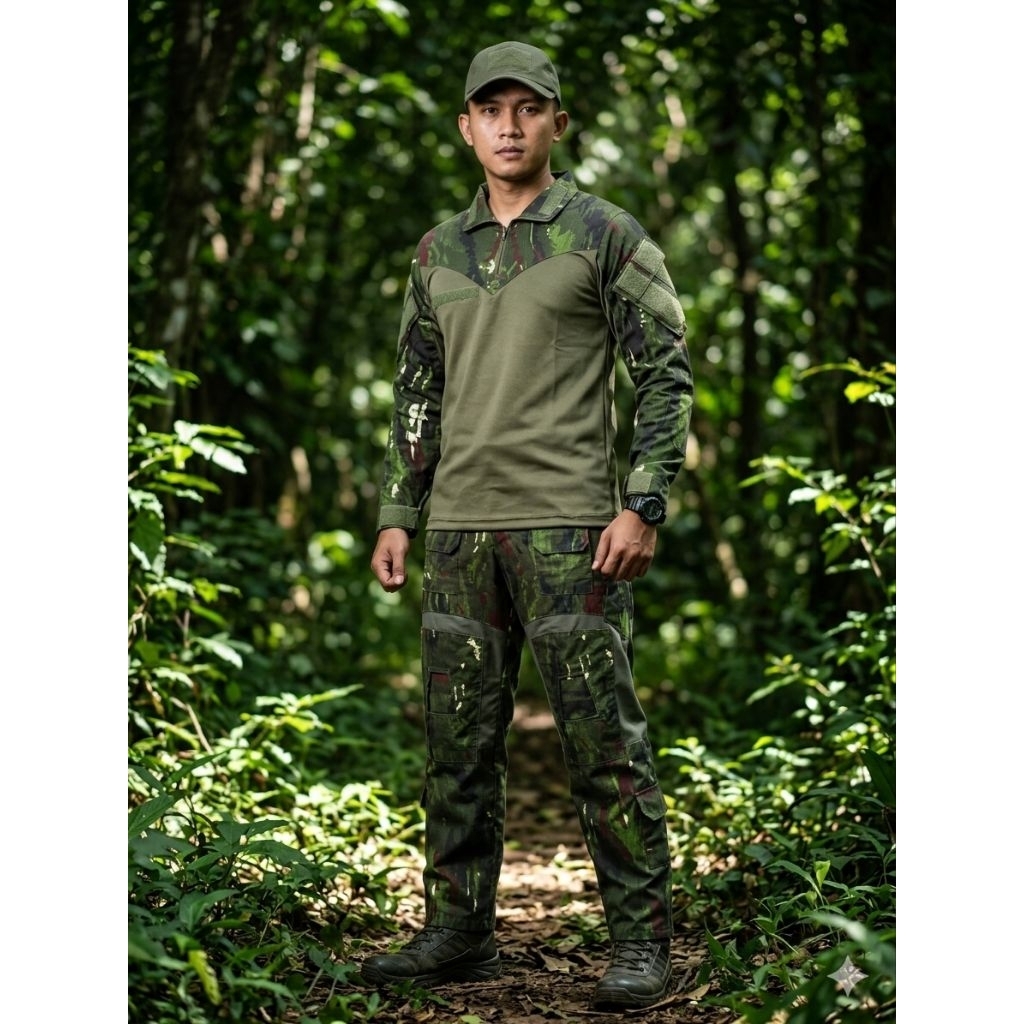 Baju Setelan Tactical BDU Combat Suit 511 Loreng Habema