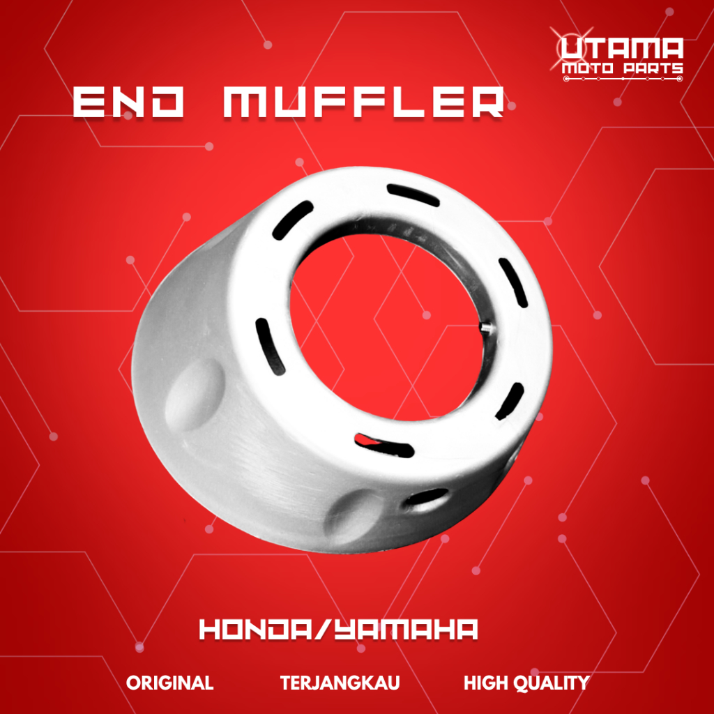 END MUFFLER END CUP | UJUNG KNALPOT MONCONG KNALPOT | END MUFFLER VARIO 125 150 | CUP KNALPOT