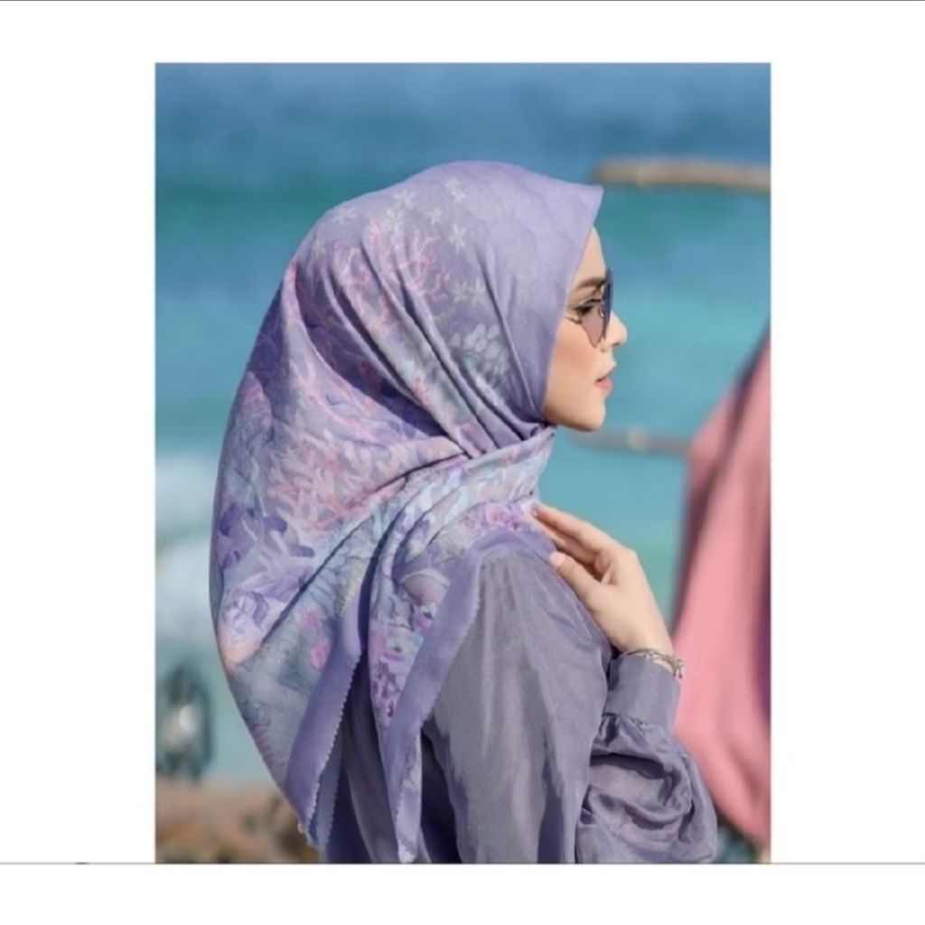 Buttonscarves little mermaid Lavender