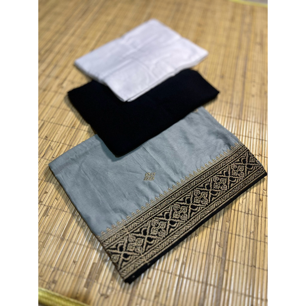 PAKET HEMAT SAPUT DAN KAMEN HITAM PUTIH | PAKAIAN ADAT BALI