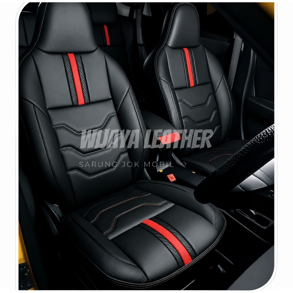 sarung jok mobil Brio satya/E 2011-2026 fullset 2 baris , bahan ASTRA nyaman dan stylish,