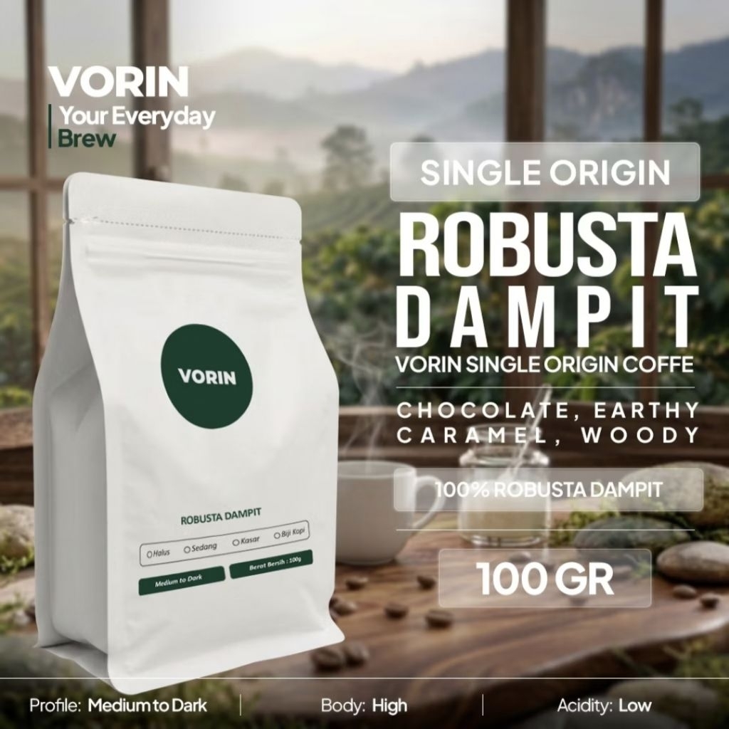 KOPI ROBUSTA DAMPIT / KOPI DAMPIT / ROBUSTA