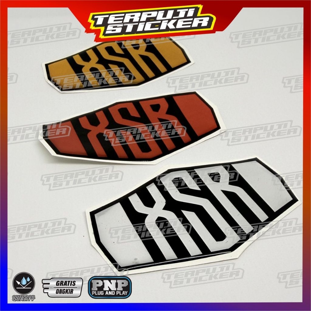 emblem timbul XSR yamaha/emblem logo xsr yamaha/emblem yamaha xsr