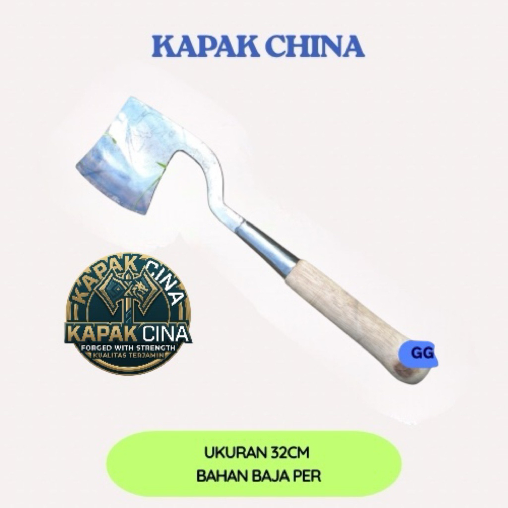 Kapak Baja Asli Kapak Pemotong Kayu Kapak Potong Tulang Daging Asli Baja Per