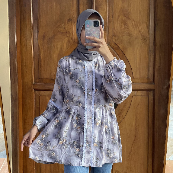 Kemeja Blouse Dila Viscose by Ilanya