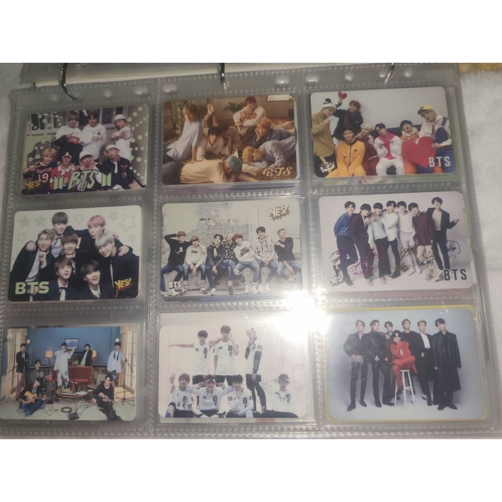 BTS official photocard Ot7 group