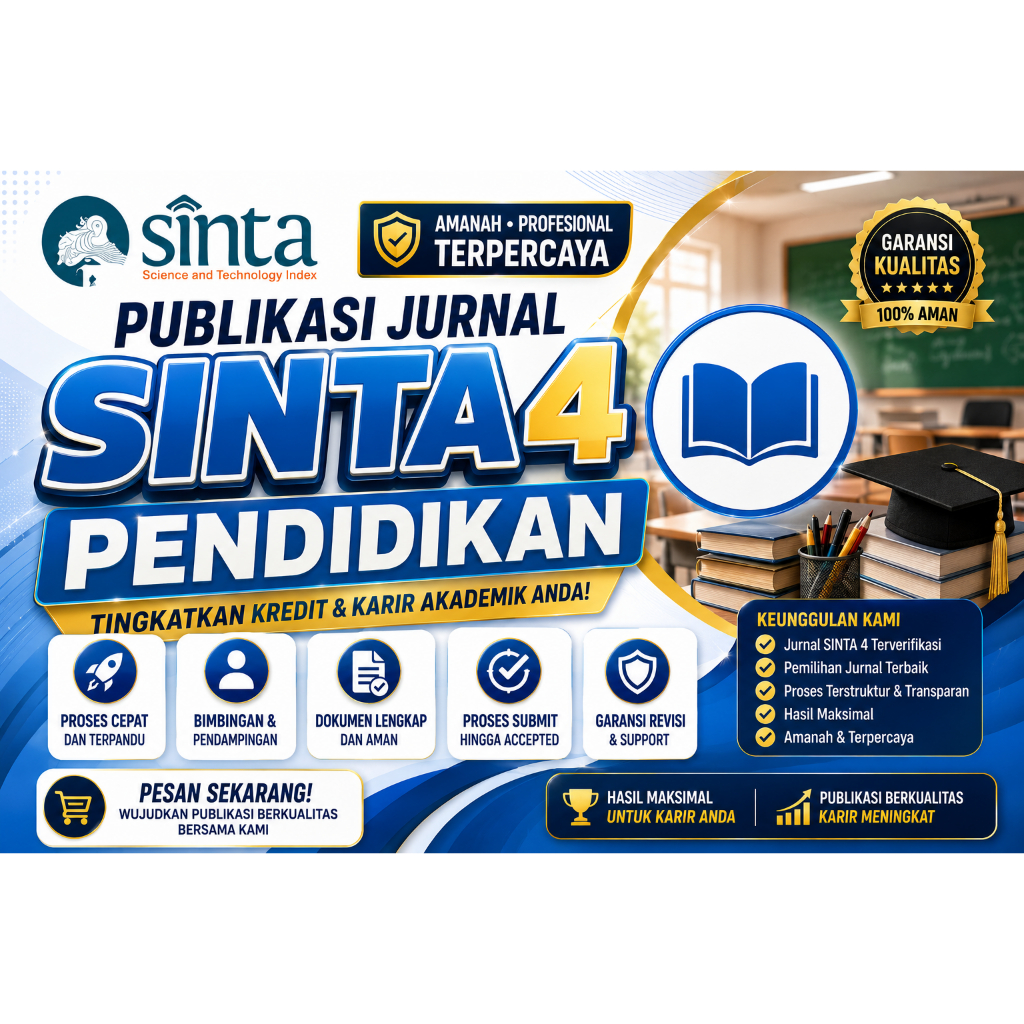 SINTA 4 PENDIDIKAN - [JAMINAN PUBLISH] - Call for Paper Jurnal Bidang Pendidikan + LOA