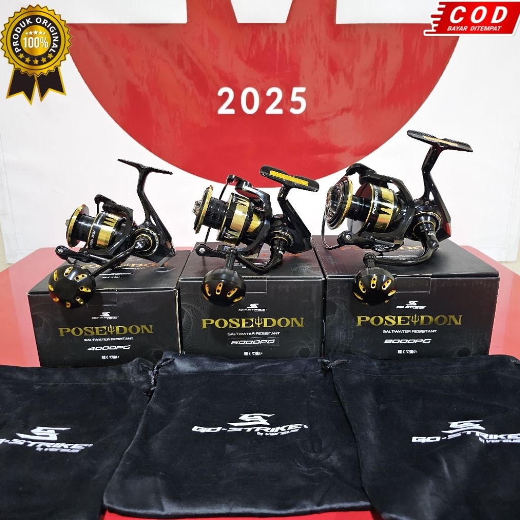 Reel Gostrike Poseidon Sw PG 4000 6000 8000