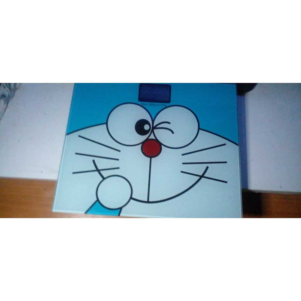 bekas timbangan badan doraemon