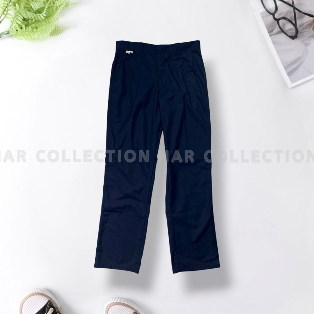 Seragam SMP Celana Panjang Biru - Celana SMP Panjang - Celana Biru SMP - Seragam Sekolah SMP