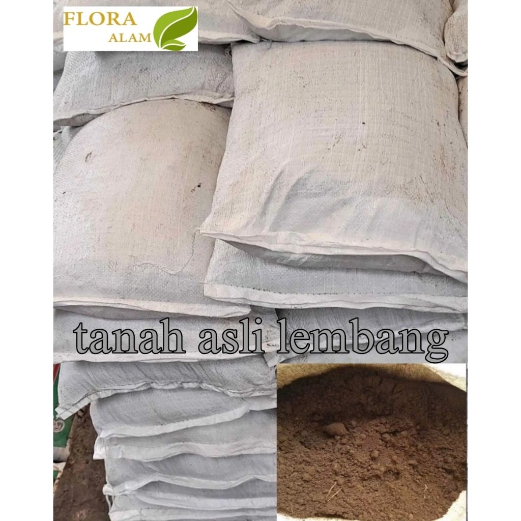 Tanah lembang asli 1 karung / tanah lembang media tanam / tanah lembang subur / tanah media tanam / 