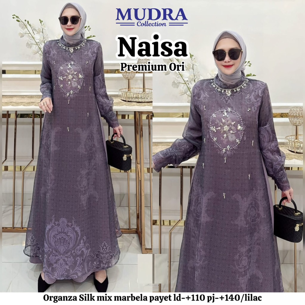 GAMIS DRESS NAISA ORIGINAL BY MUDRA
