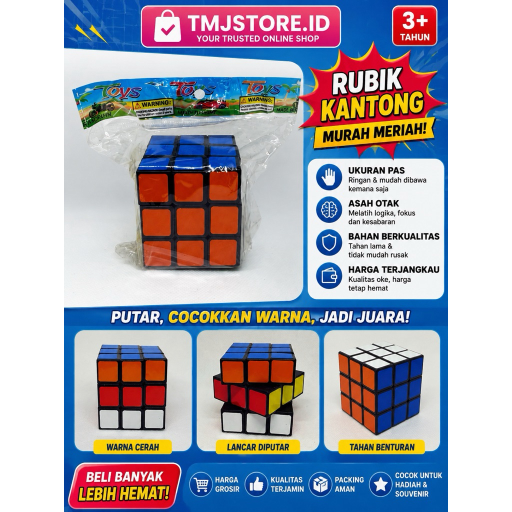 RUBIK BIASA/RUBIK/EDUKASI RUBIK