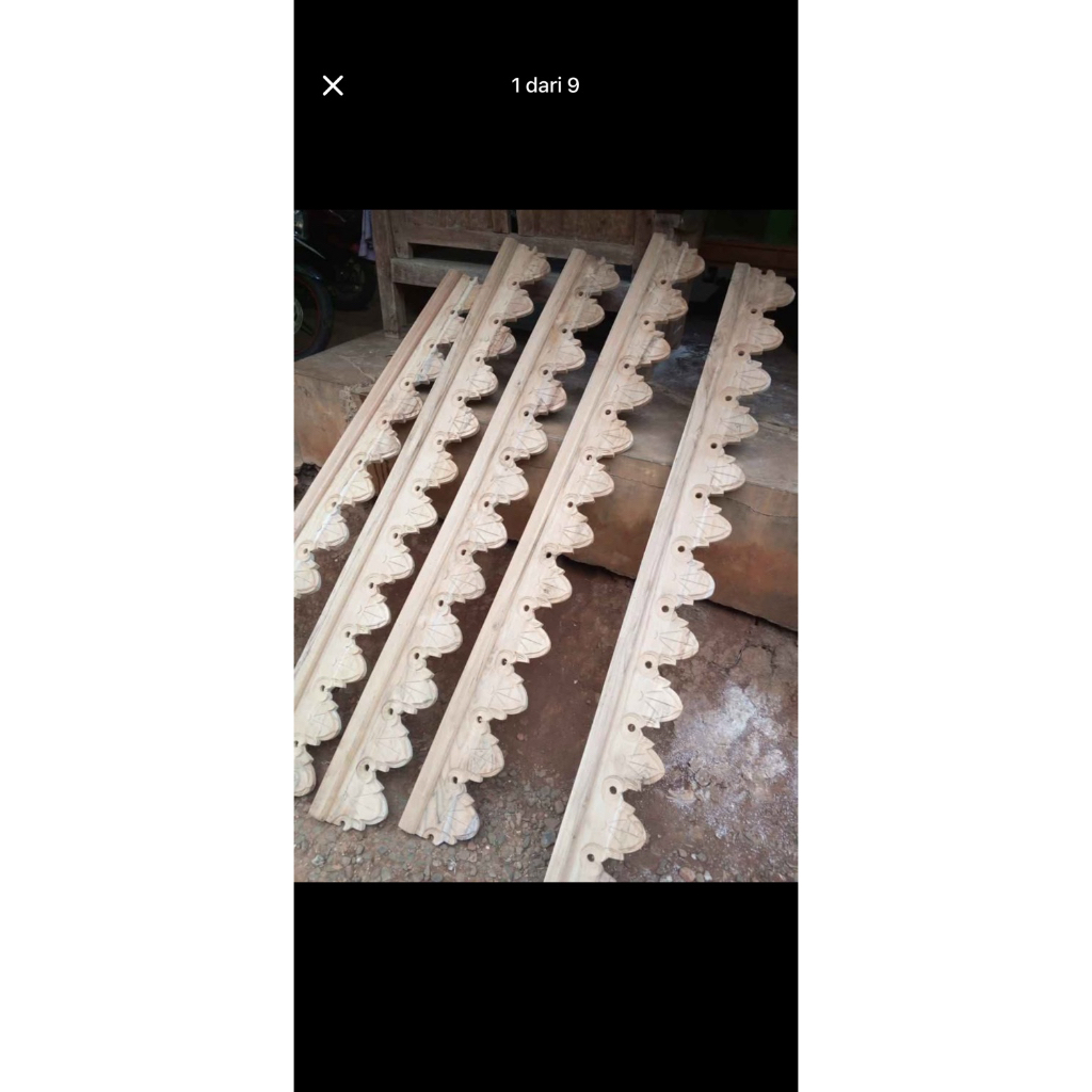lisplang motif kayu jati