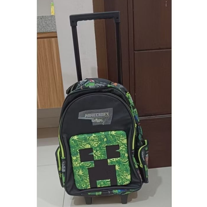 Tas Troli Avengers Tas Koper Anak Cewek - Laki School Troli Backpack Kado